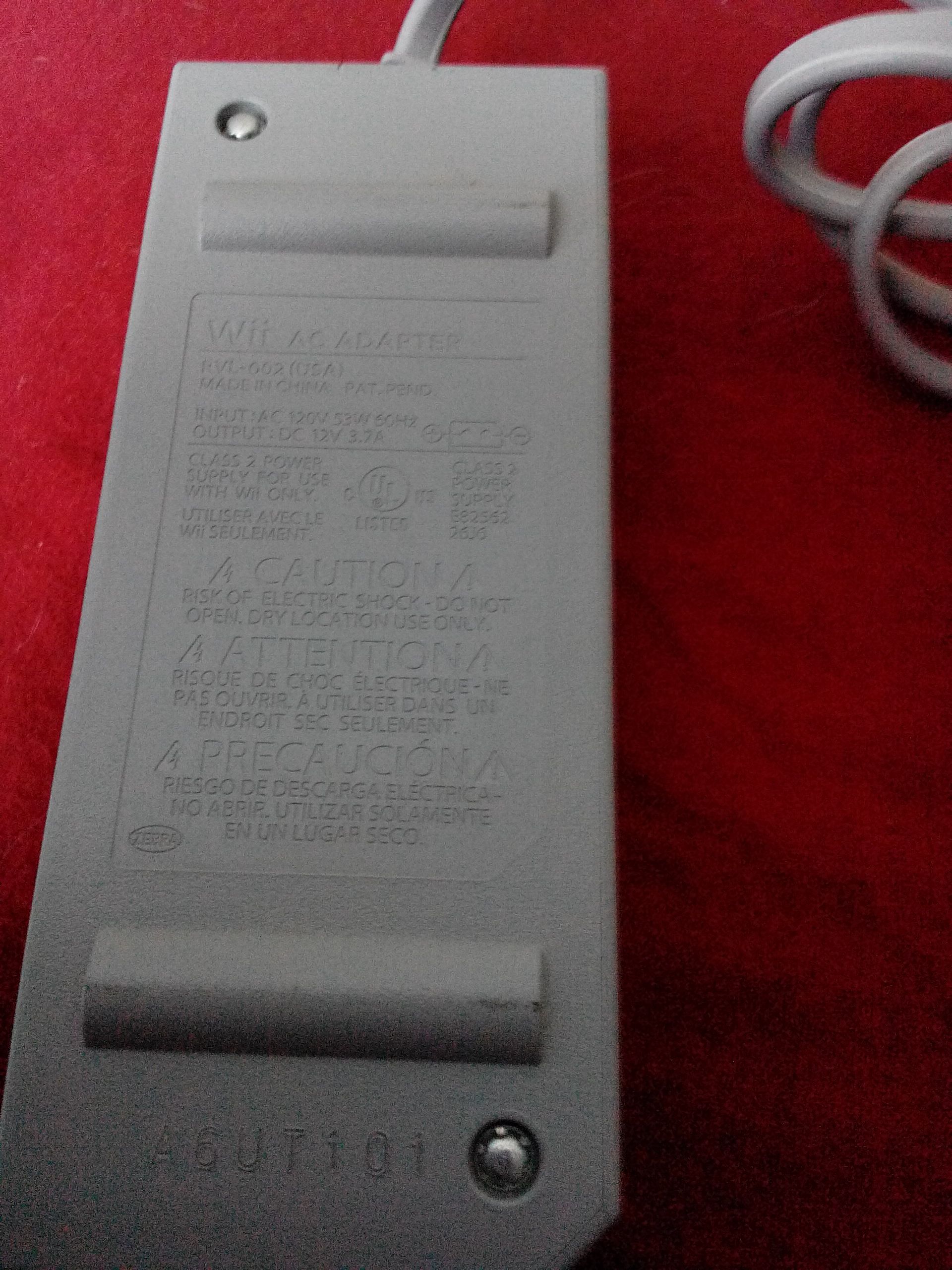 Wii Power Brick  (Game System Cords) ornament collectible - Main Image 2