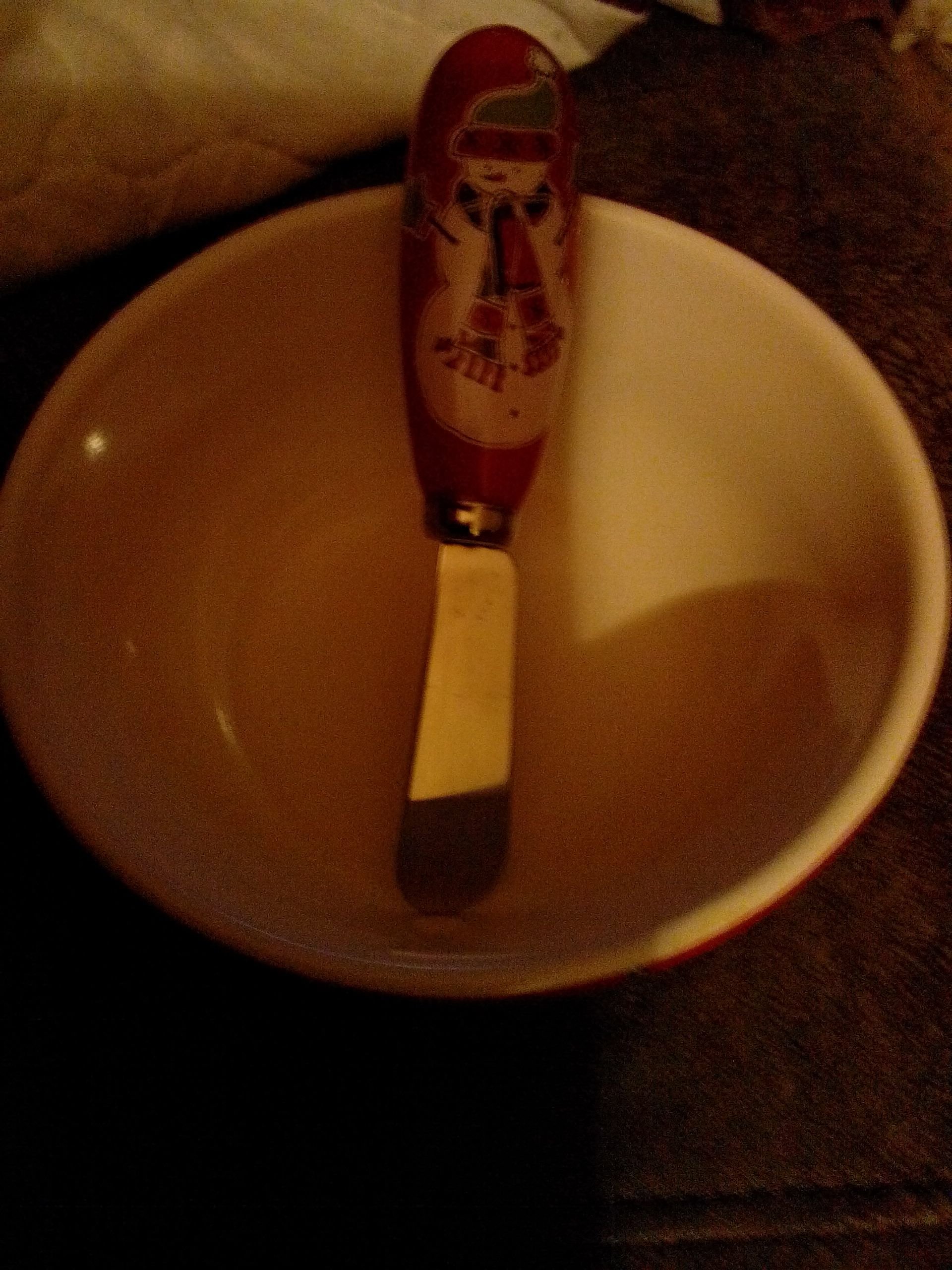 Christmas Dish and Spreader  (Christmas Kitchenware Decor) ornament collectible - Main Image 2