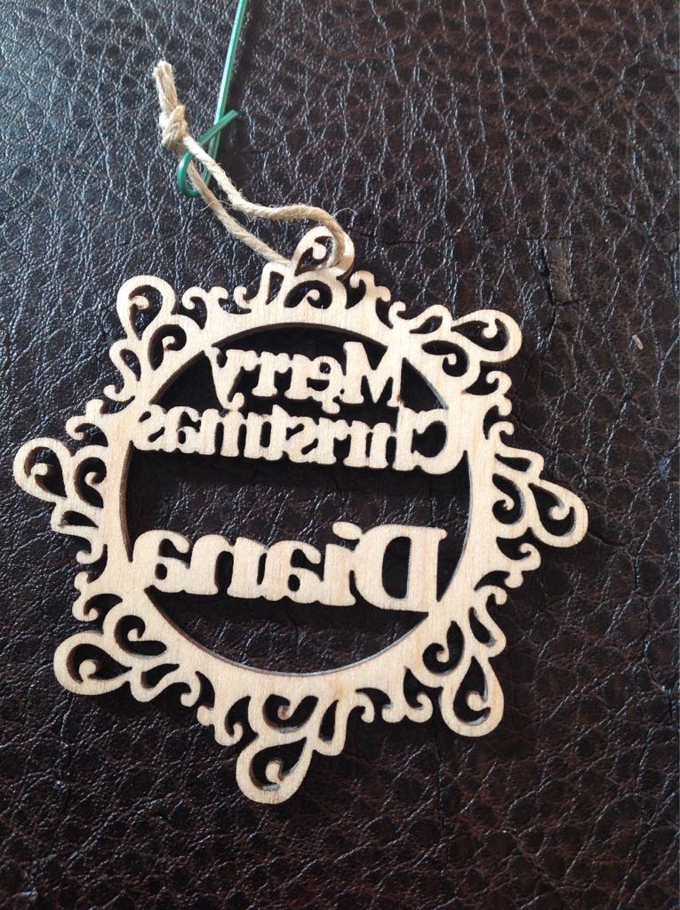 Merry Christmas Diana   (Personal) ornament collectible - Main Image 2