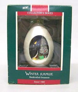 Glass Balls - Blue Santa Claus & Sleigh