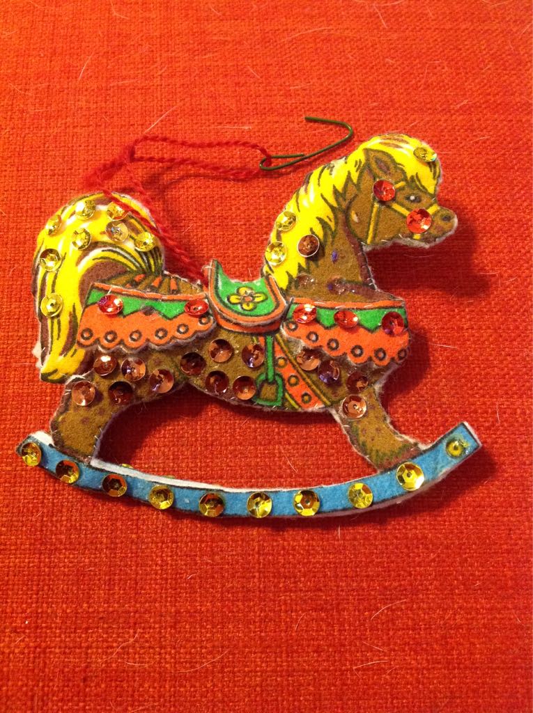 Rocking Horse  (Family Made) ornament collectible - Main Image 2