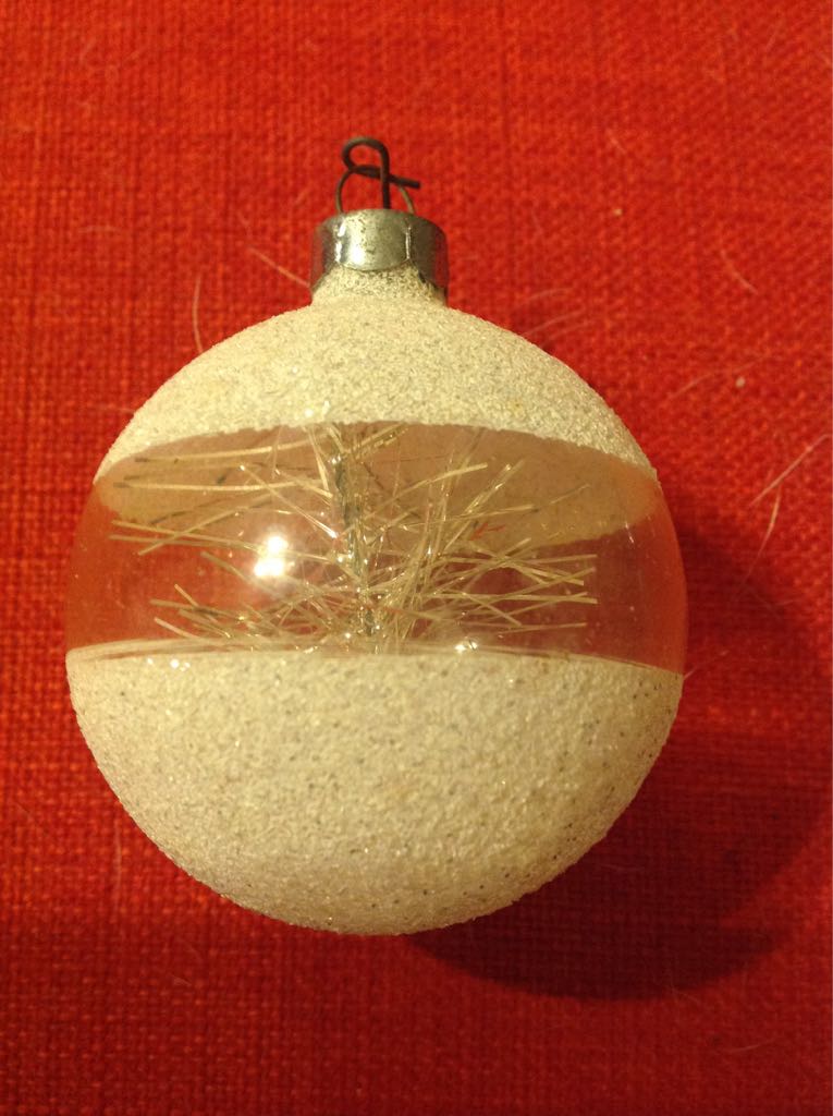 White Bulb With Garland  ornament collectible - Main Image 2