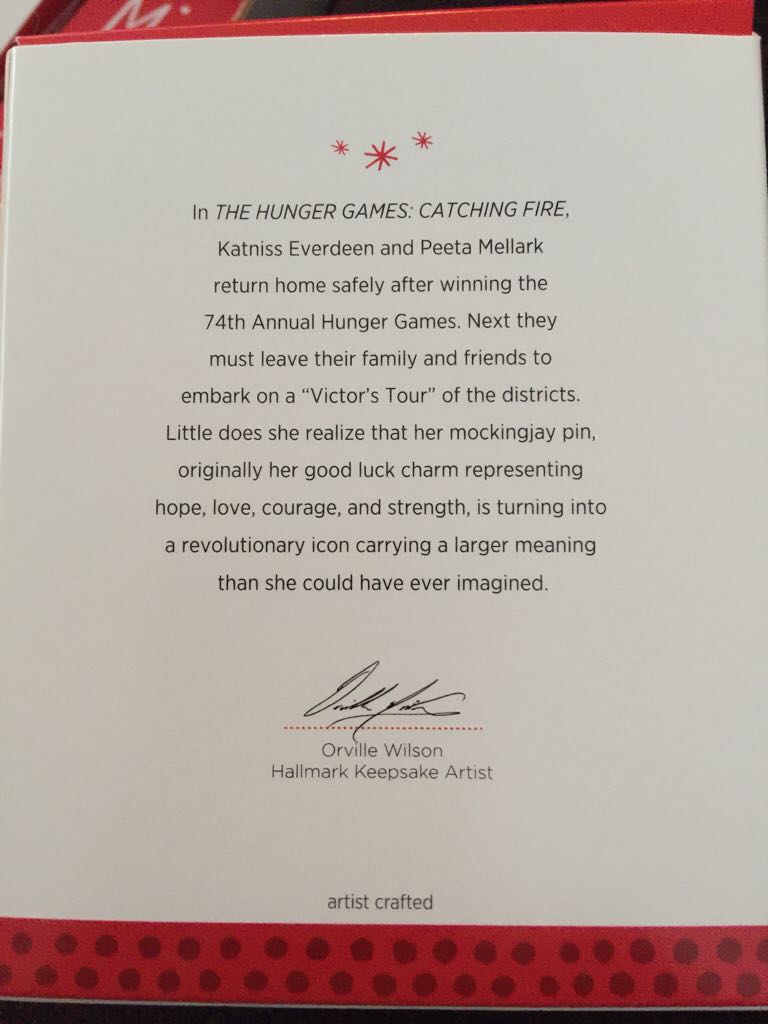 Mockingjay - The Hunger Games: Catching Fire (Sci-Fi) ornament collectible - Main Image 2