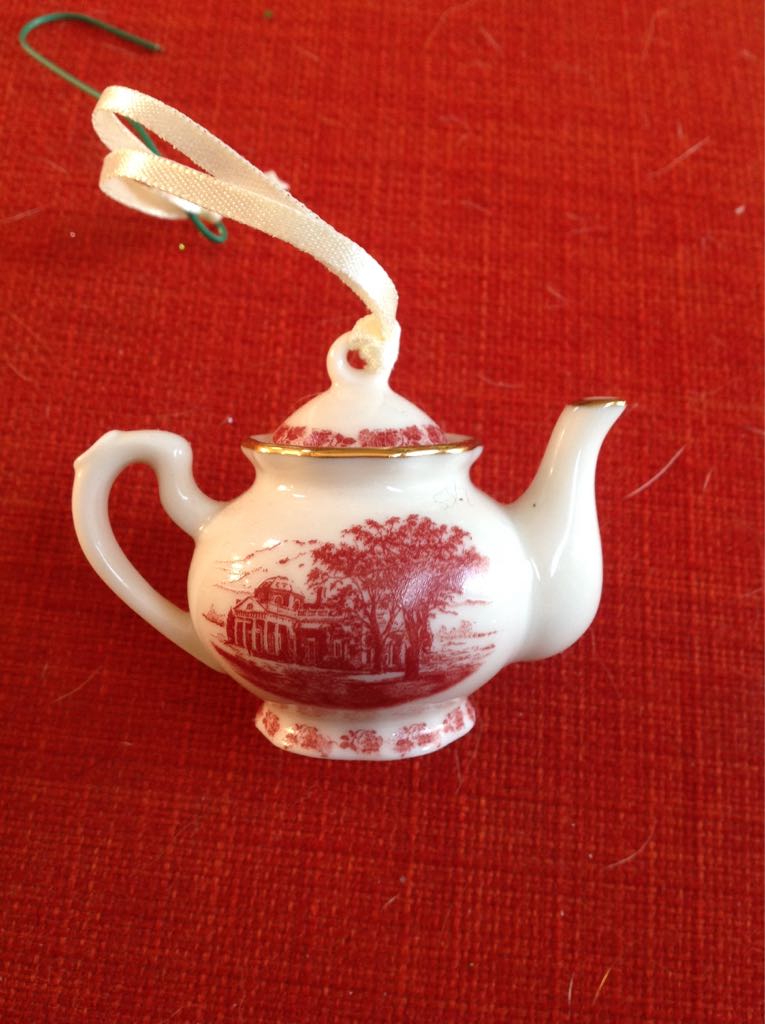 Monticello Teapot  (US locations) ornament collectible - Main Image 2