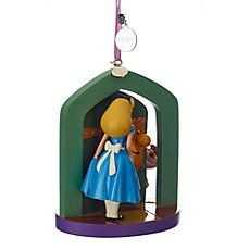 Alice In Wonderland With Cheshire Cat At Door - Disney Sketchbook (Alice In Wonderland) ornament collectible - Main Image 2