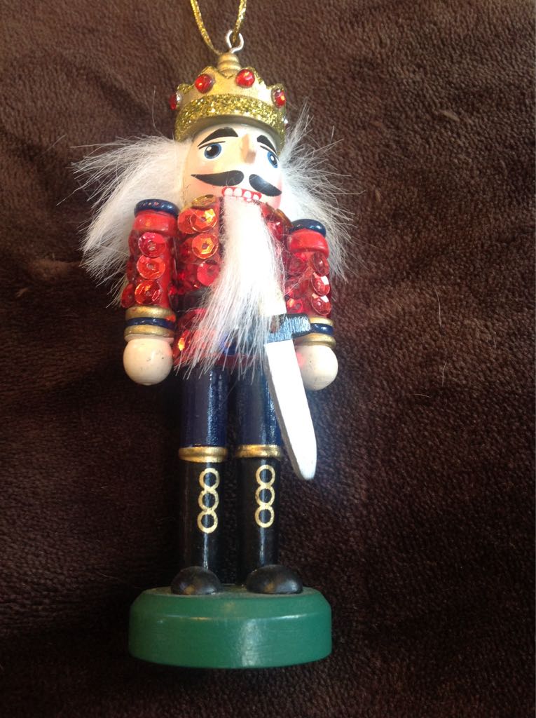 Red Nutcracker  ornament collectible - Main Image 1