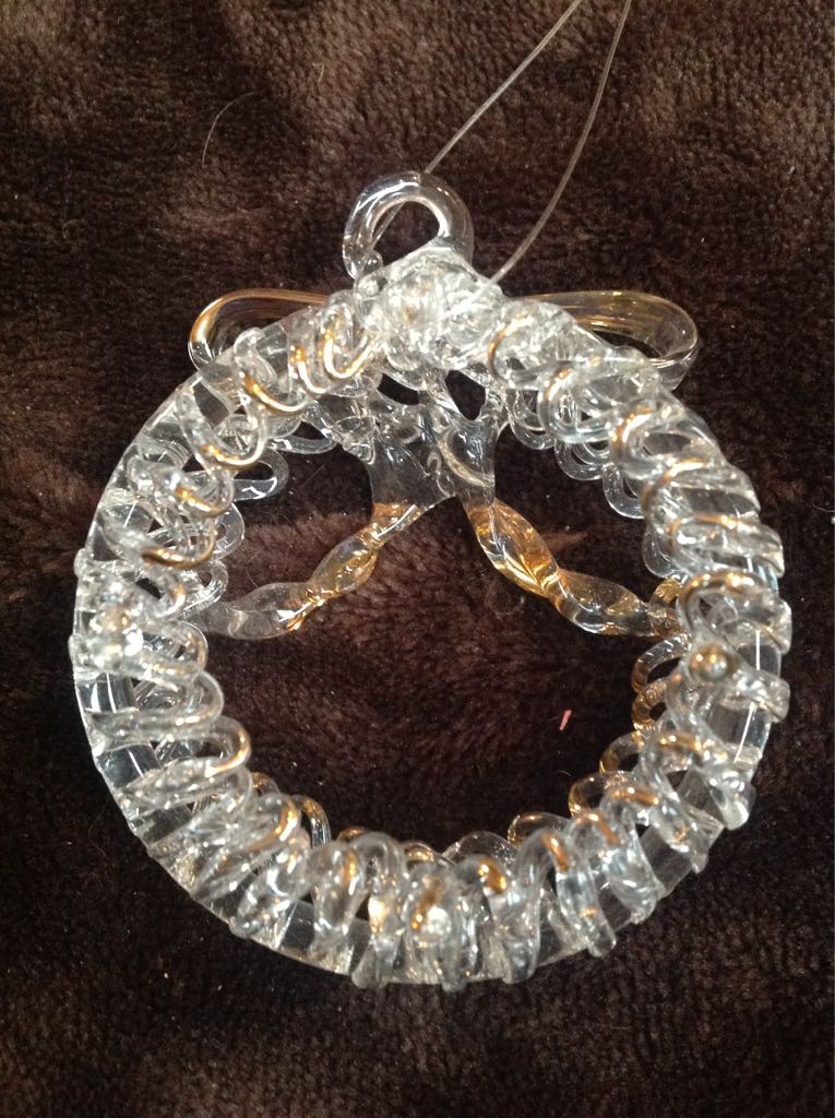 Glass Wreath  ornament collectible - Main Image 2
