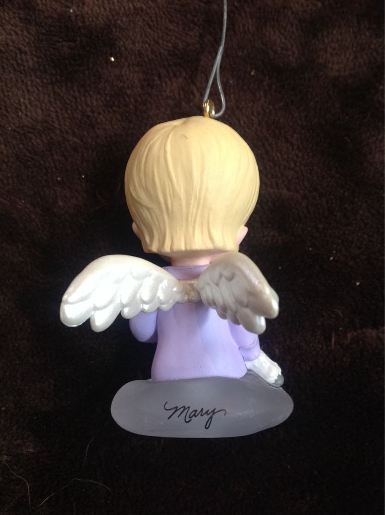 Angel With Lamb  ornament collectible - Main Image 2