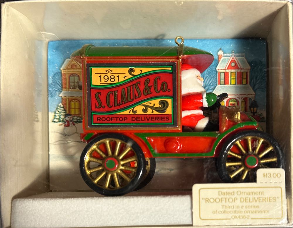 Here Comes Santa 3 - Rooftop Deliveries - Here Comes Santa (Santa) ornament collectible - Main Image 3