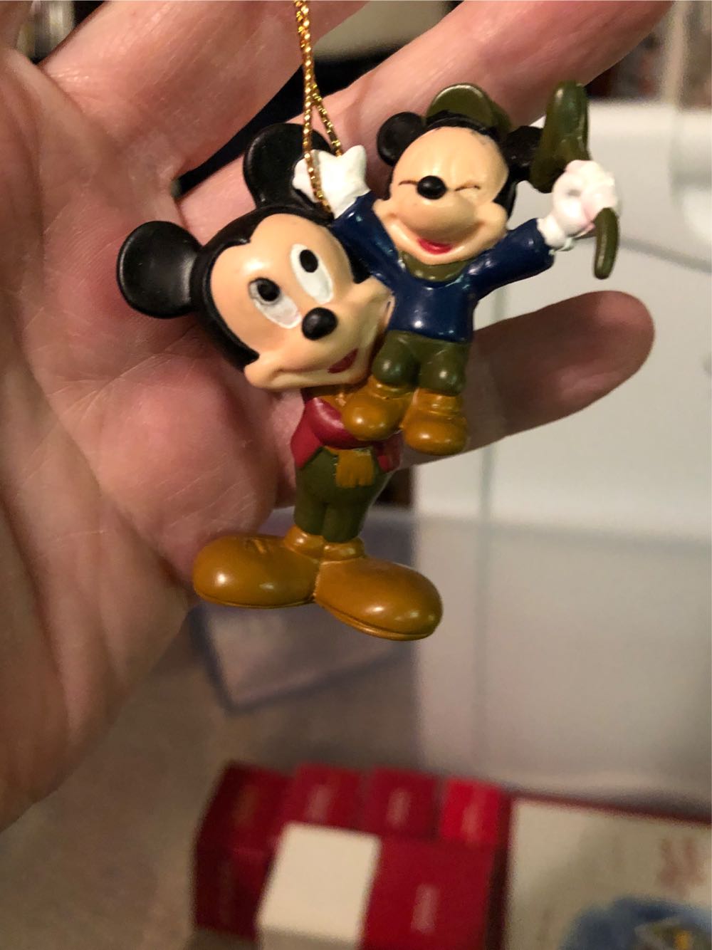 Mickey Mouse As Bob Cratchit  ornament collectible - Main Image 2