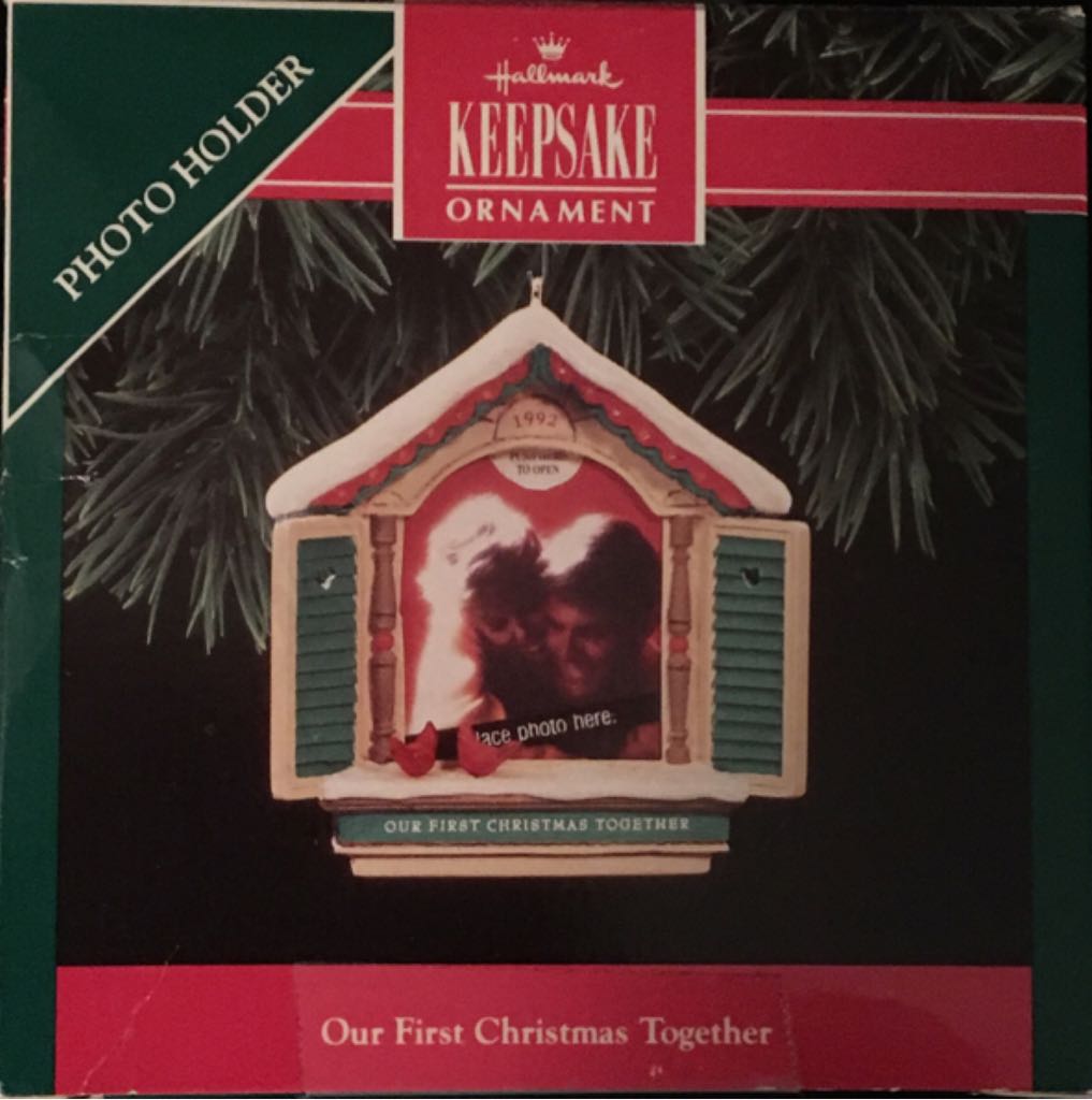 Our First Christmas Together  (Photo Holder) ornament collectible - Main Image 1