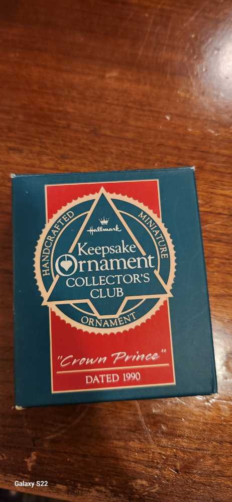Miniature Crown Prince - Keepsake Ornament Collector’s Club (Keepsake Ornament Collector’s Club) ornament collectible - Main Image 4