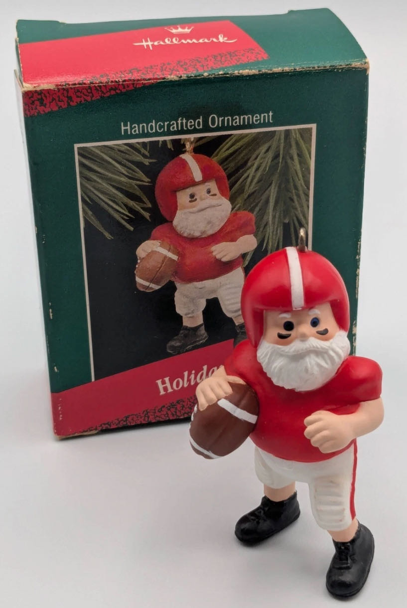 Holiday Hero - Santa (Football Santa) ornament collectible - Main Image 2