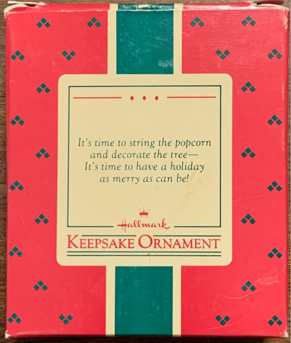 Popcorn Mouse  (Food, Mouse, Popcorn) ornament collectible - Main Image 2