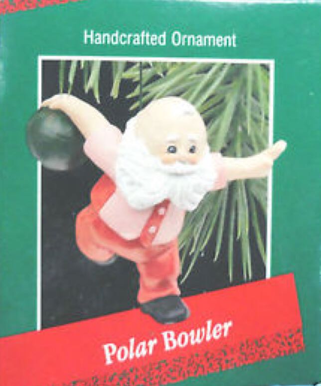 Polar Bowler (Santa, Bowling, Sports) ornament collectible - Main Image 2