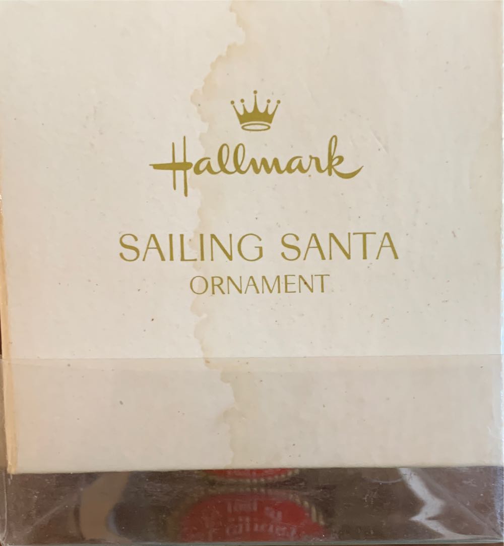 Sailing Santa  (Santa, Hot Air Balloon) ornament collectible - Main Image 3