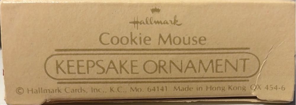 Cookie Mouse - Dated Ornament (Mouse, Cookie) ornament collectible - Main Image 3