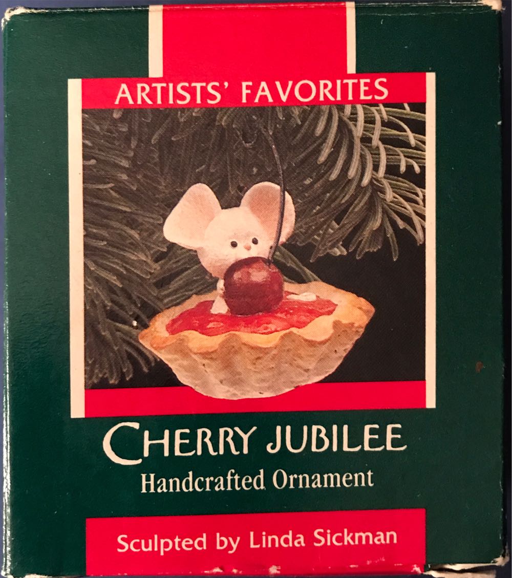 Cherry Jubilee - Mice (Food, Mice) ornament collectible - Main Image 4