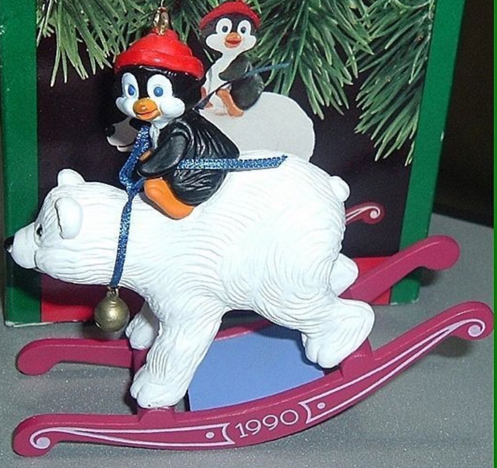 Bearback Rider  (Penguins) ornament collectible - Main Image 1