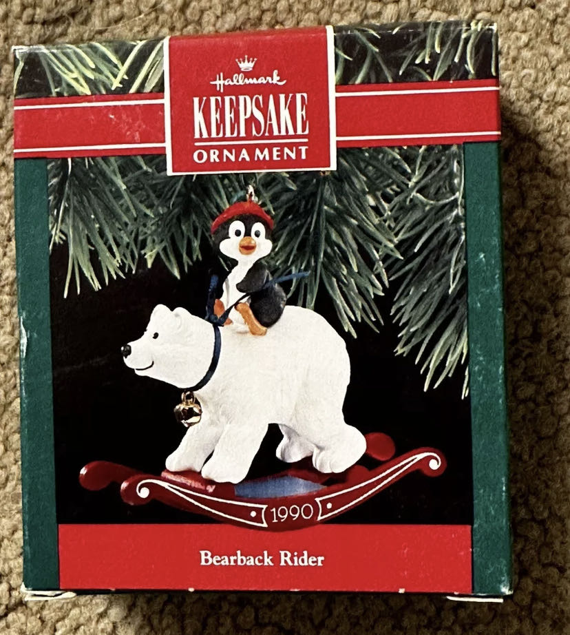Bearback Rider  (Penguins) ornament collectible - Main Image 2