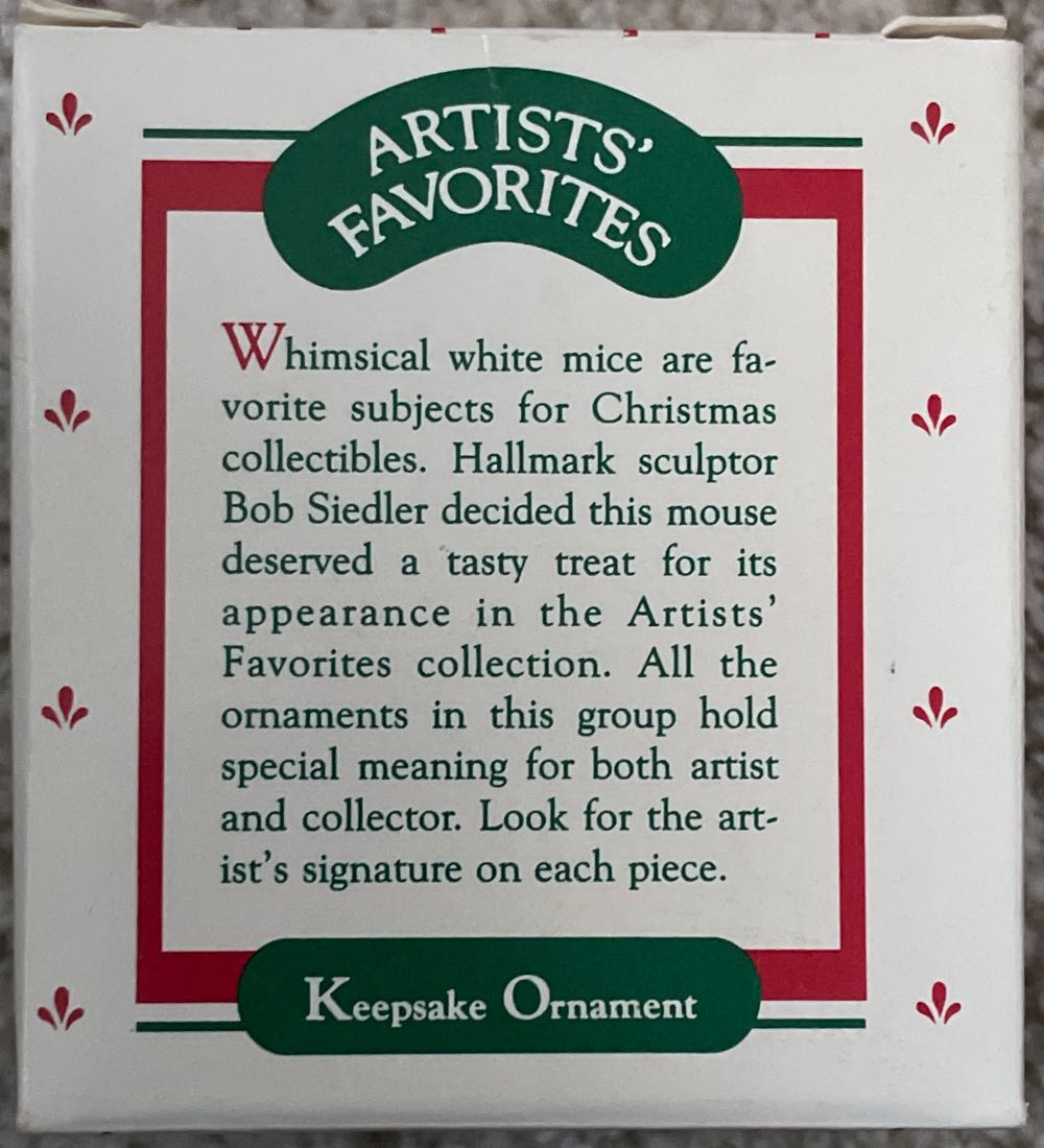 Midnight Snack - Artists’ Favorites (Mice) ornament collectible - Main Image 3
