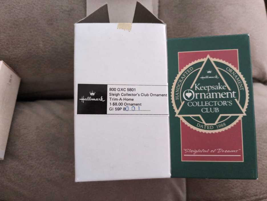 Sleighful Of Dreams - Keepsake Ornament Collector’s Club (KOCC, Sleigh) ornament collectible - Main Image 4