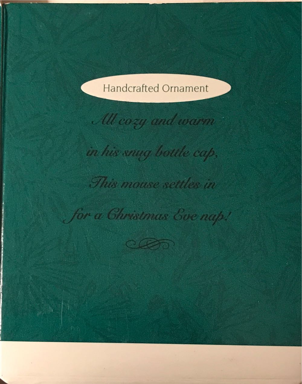 Miniature Bottle Cap Forty Winks - Club Bottlecaps (Mice) ornament collectible - Main Image 2