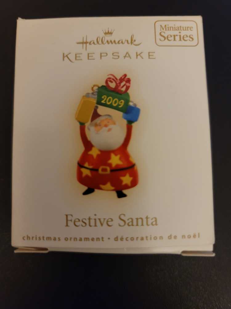 Festive Santa - #1 - Festive Santa ornament collectible - Main Image 2