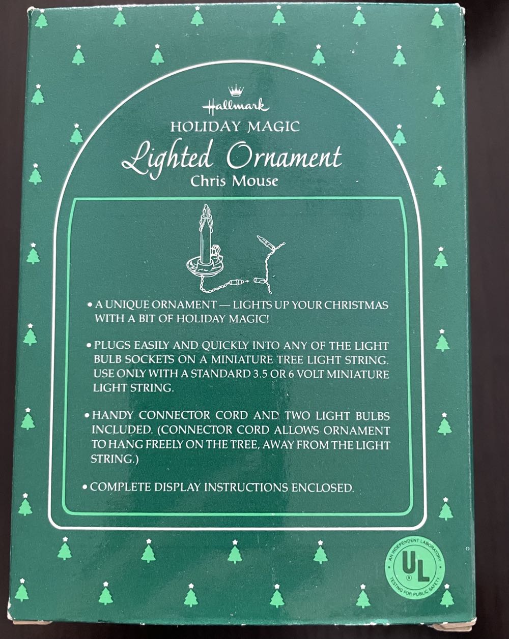 Chris Mouse on Candlestick #1 - Chris Mouse Series (Chris Mouse) ornament collectible - Main Image 2