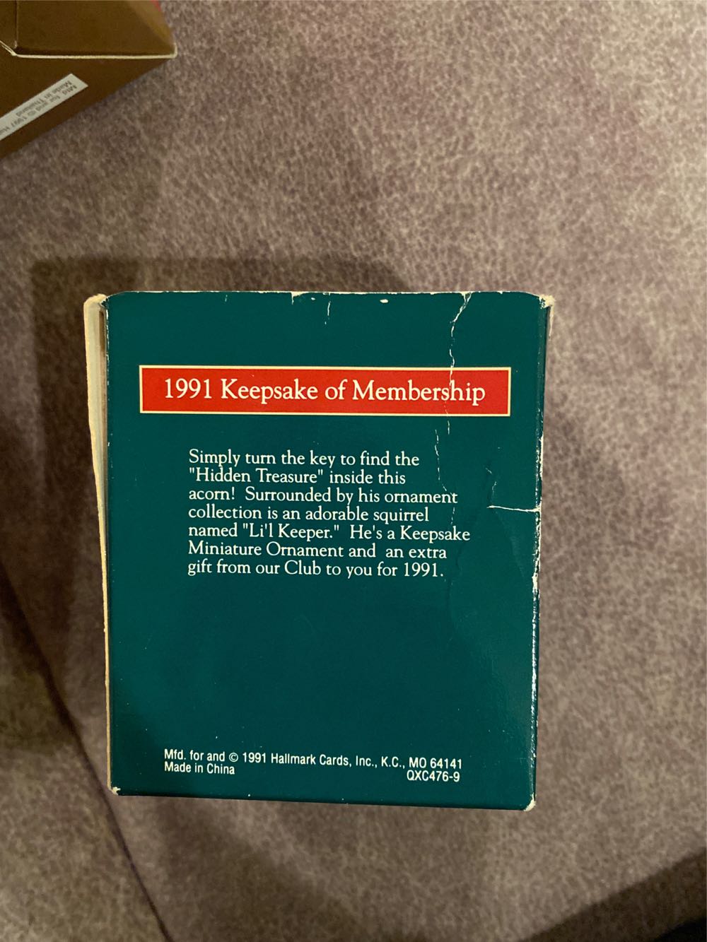 Hidden Treasure - Keepsake Ornament Collector’s Club (CLUB Keepsake Miniature) ornament collectible - Main Image 2