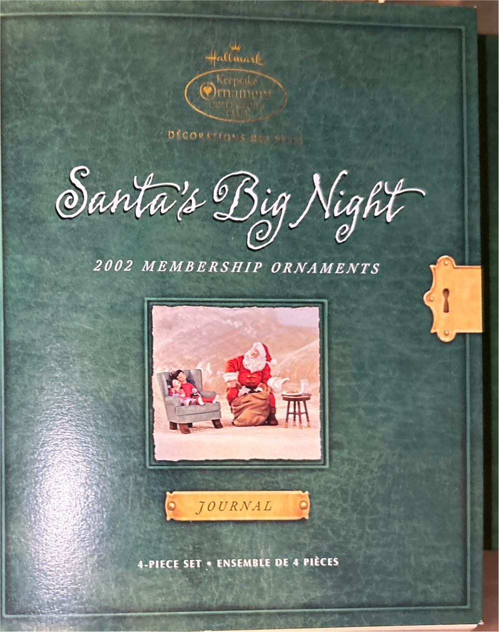 Desk Santa’s Big Night  (Keepsake CLUB Ornament) ornament collectible - Main Image 2