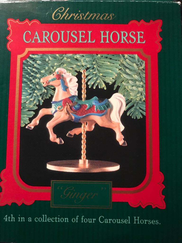 Christmas Carousel Horse - Ginger - Christmas Carousel Horse Collection (Carousel Horse) ornament collectible - Main Image 2