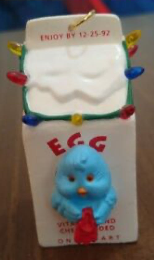 Egg Nog Nest  (Bird, Food) ornament collectible - Main Image 2