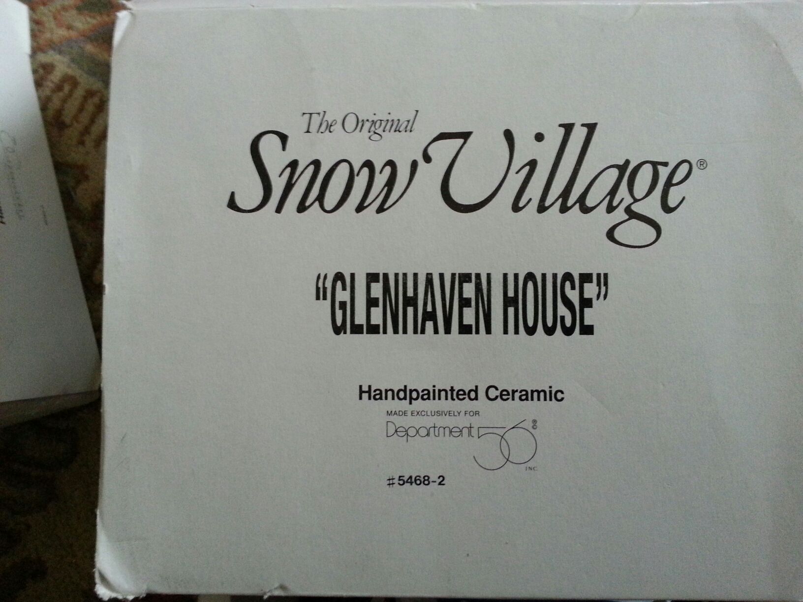Glenhaven House - Original Snow Village - Building (The Original Snow Village) ornament collectible - Main Image 2