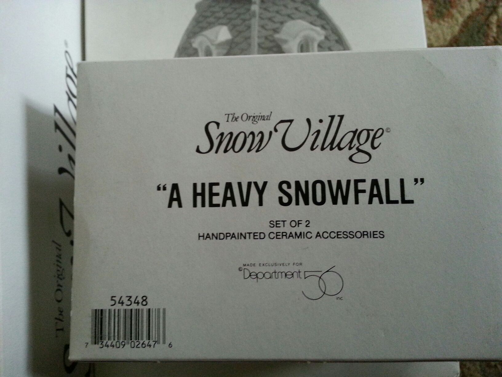 A Heavy Snowfall - The Original Snow Village (Department 56) ornament collectible - Main Image 2