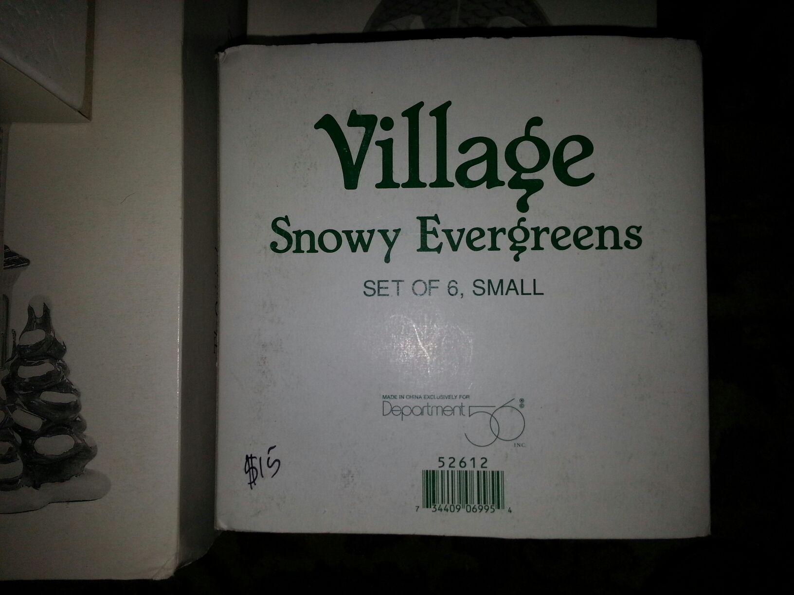 Snowy Evergreens  ornament collectible - Main Image 2