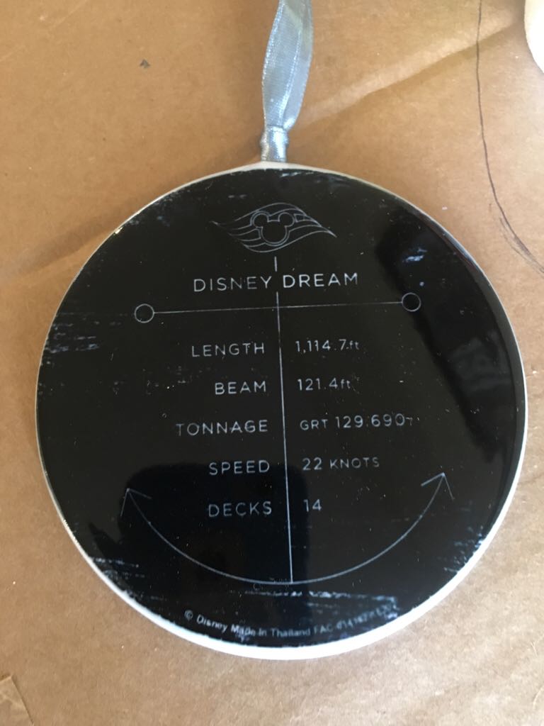 Disney Dream  (DCL) ornament collectible - Main Image 2