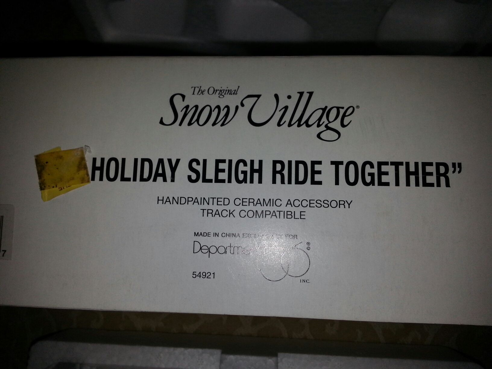 Holiday Sleigh Ride Together  ornament collectible - Main Image 2