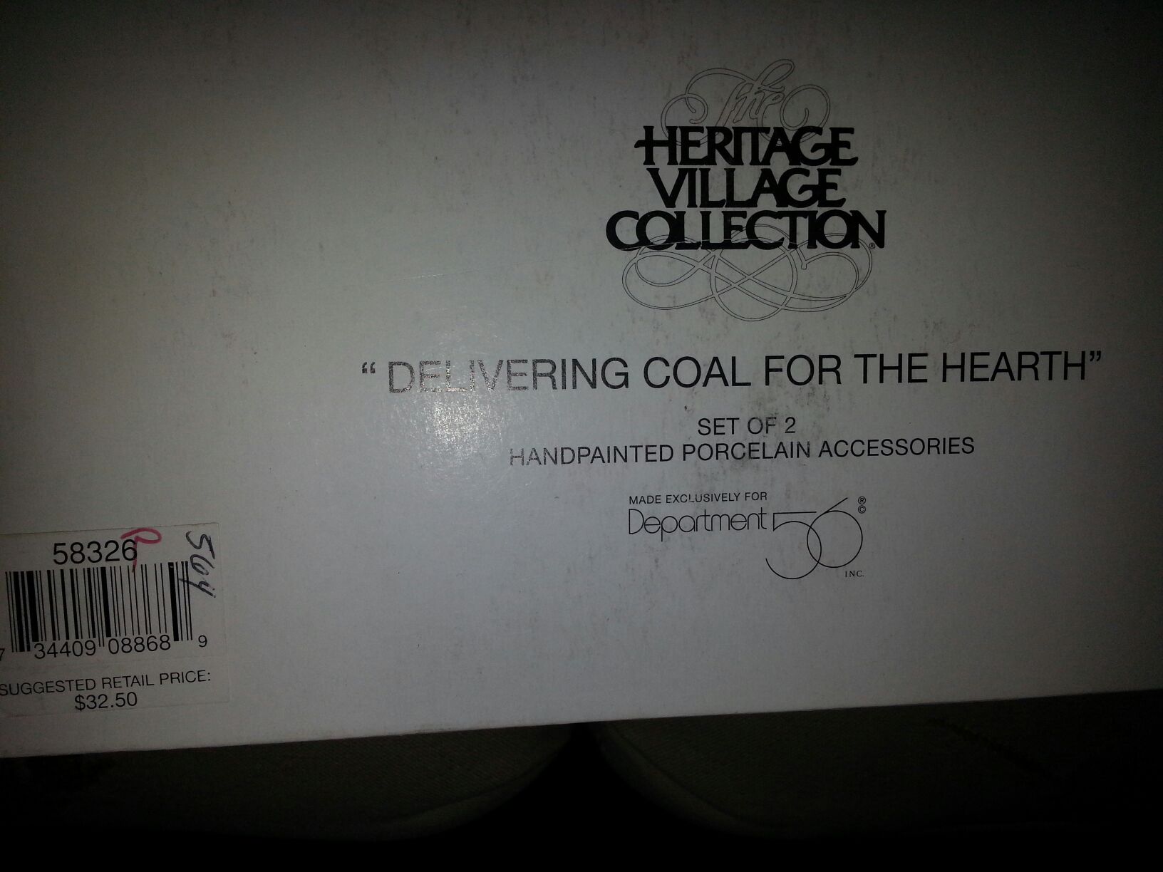 Delivering Coal For The Hearth  ornament collectible - Main Image 2