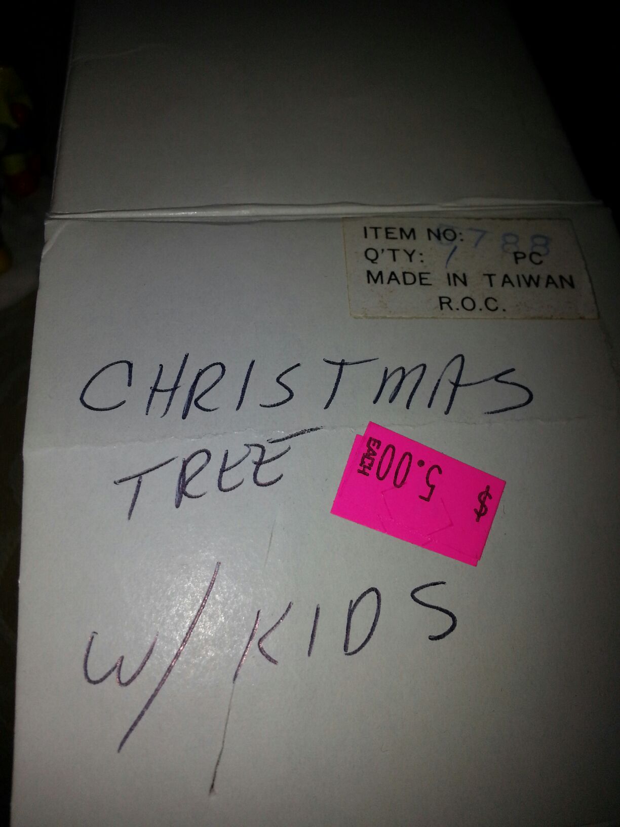 Christmas Tree With Kids  ornament collectible - Main Image 2