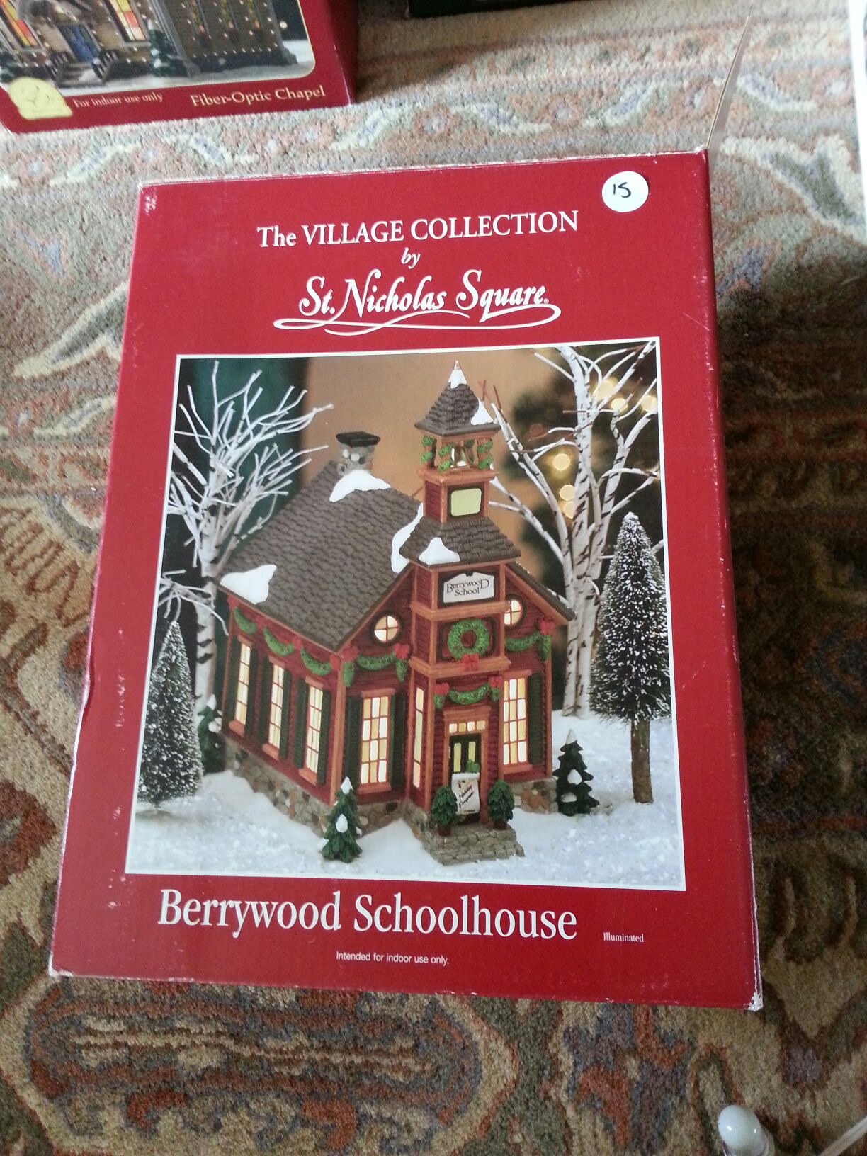 Berrywood Schoolhouse - The Village Collection ornament collectible - Main Image 2