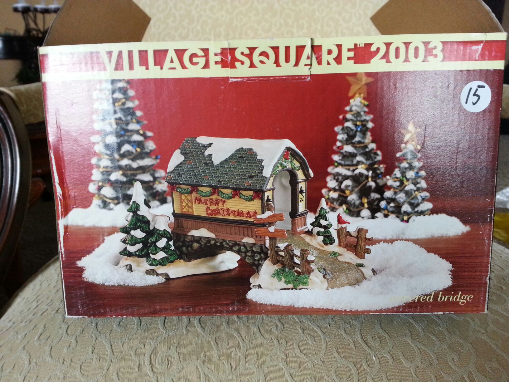 Covered Bridge  ornament collectible - Main Image 2