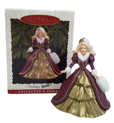 Barbie: Holiday Barbie 1996 #4 - Holiday Barbie (Holiday Barbie) ornament collectible - Main Image 2