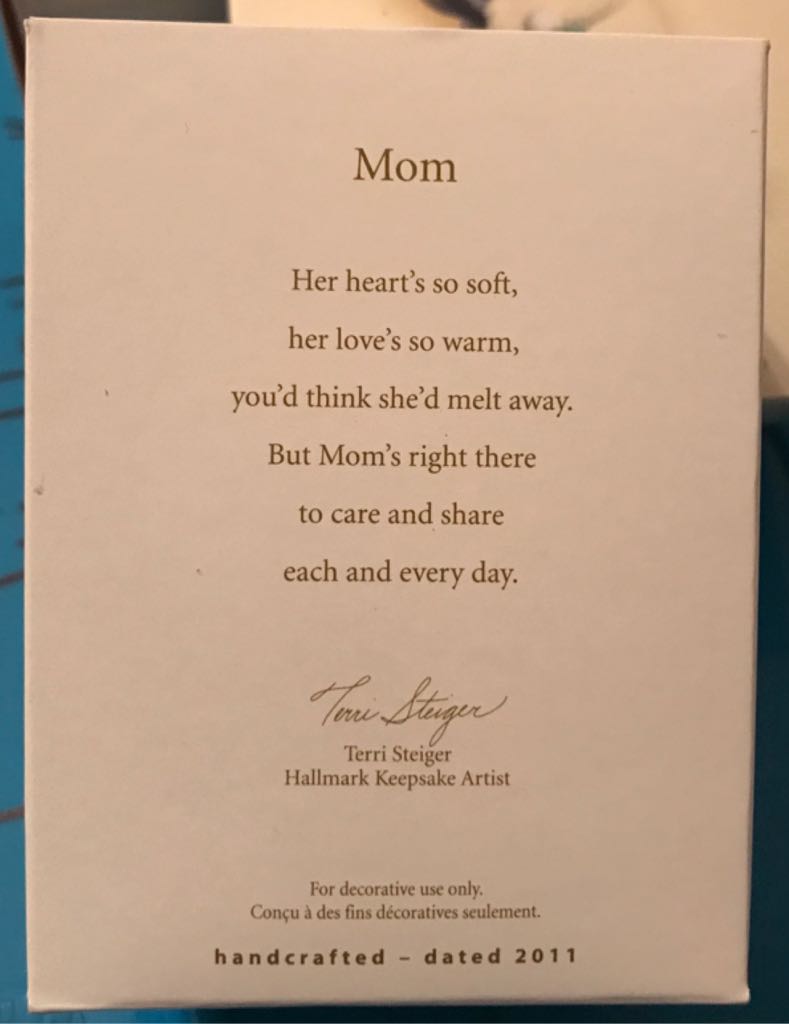 Mom 2011  (Mom) ornament collectible - Main Image 2