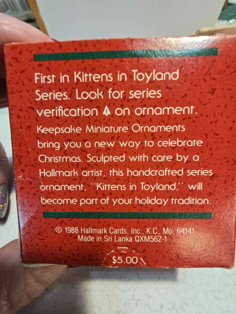 Miniature Kittens In Toyland #1 - Kittens In Toyland (Cat, Train, Mini) ornament collectible - Main Image 3