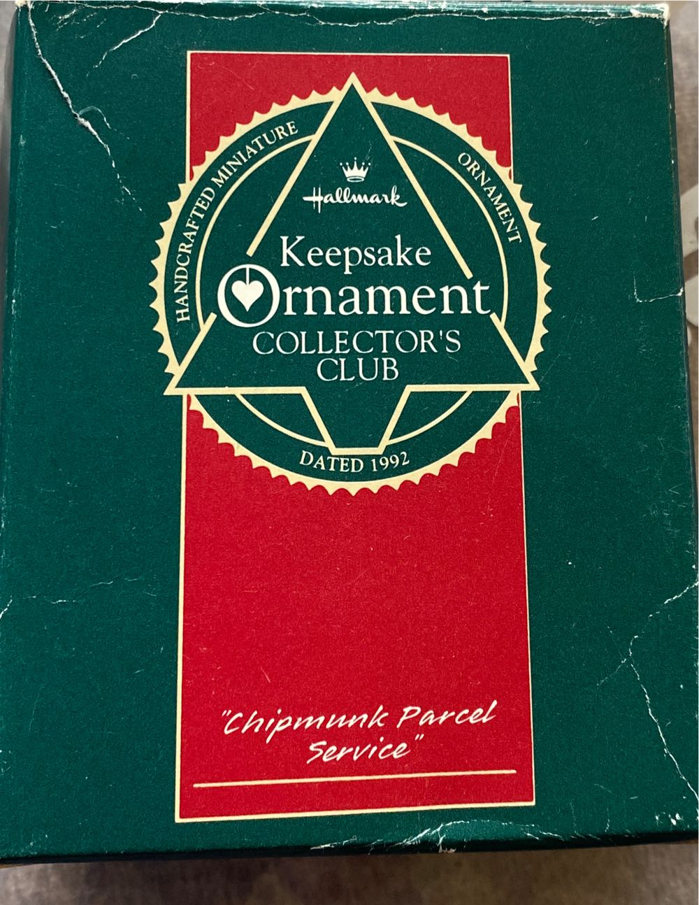 Chipmunk Parcel Services - Club Ornament (Chipmunk, Mail, Club, Mini) ornament collectible - Main Image 3