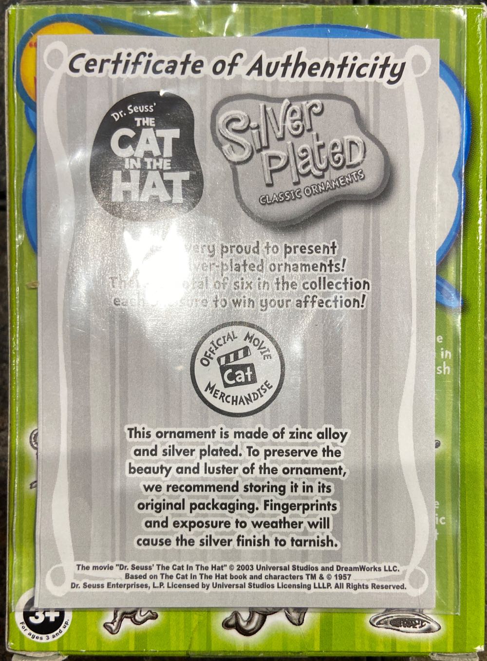 Dr Seuss - Picture Perfect Thing 2 ornament collectible - Main Image 4