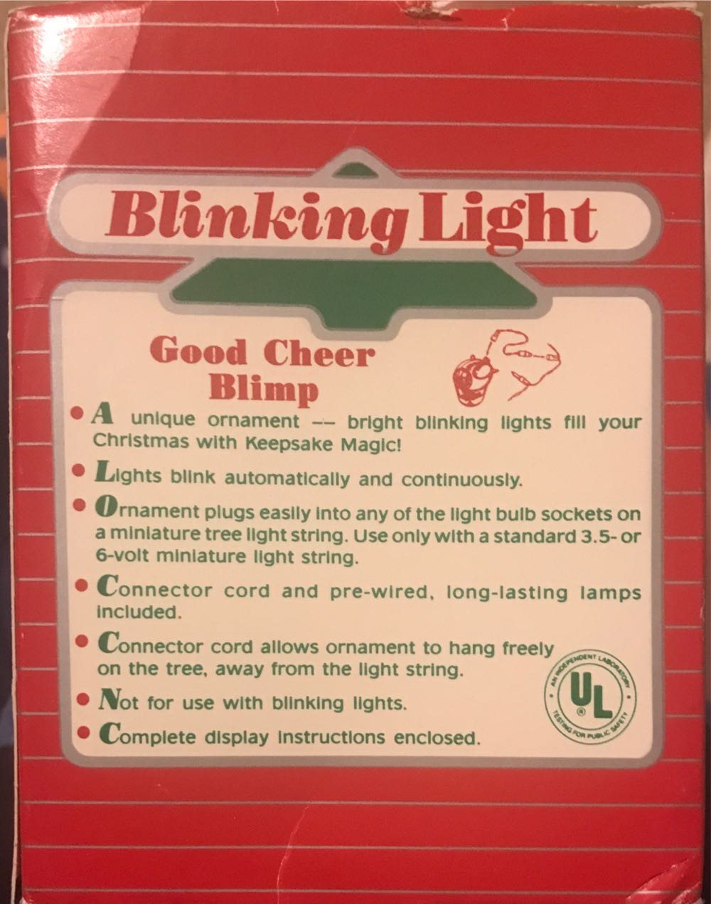 Good Cheer Blimp - Magic (Lights) ornament collectible - Main Image 3