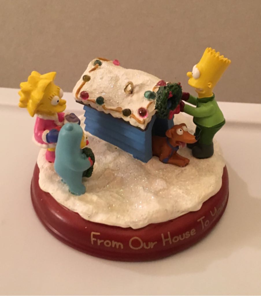 From Our House To Yours - Bradford Exchange (Simpsons) ornament collectible - Main Image 1