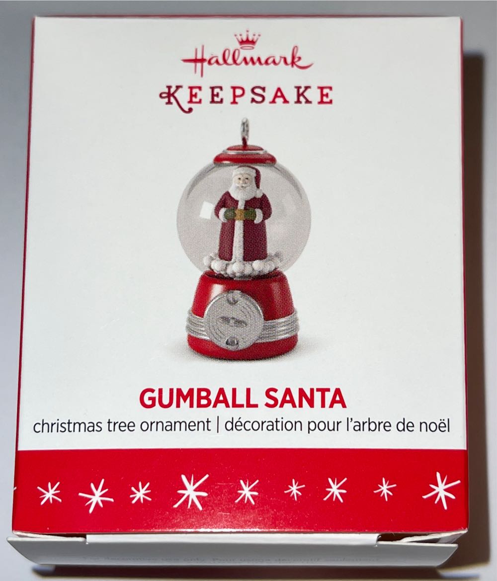 Gumball Santa 2016 - Repaint - Miniature (Santa) ornament collectible - Main Image 4